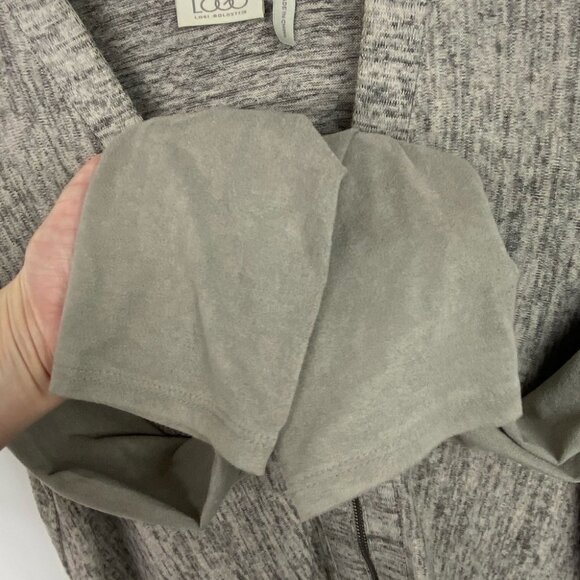 LOGO by Lori Goldstein Sweater Jacket Oversized Size XS Style A266500 Shacket - Picture 7 of 12